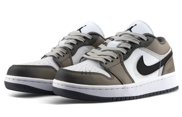 Jordan Air Jordan 1 Low "Iron Heart Silver Brown"
