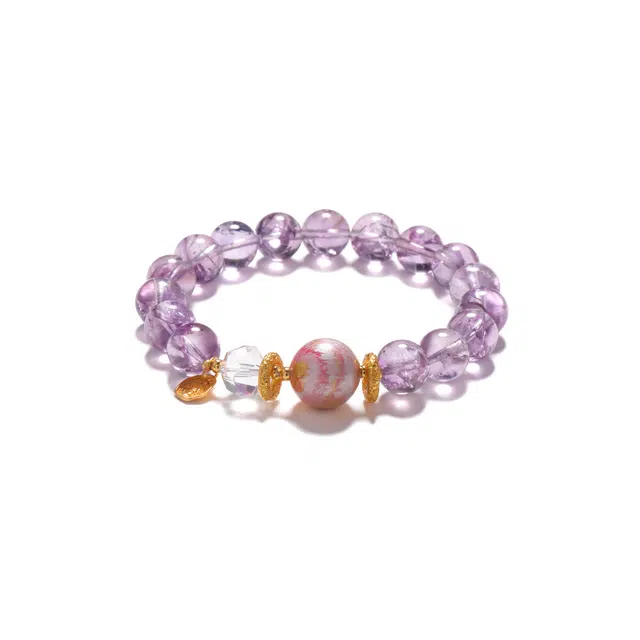 凤凰涅磐 凝夜紫 紫水晶 手串 女款