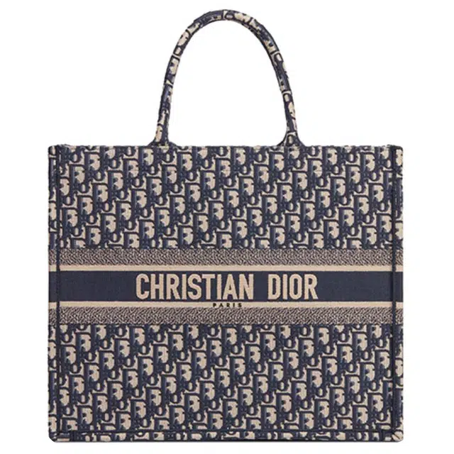 Dior Book Tote Denim Blue