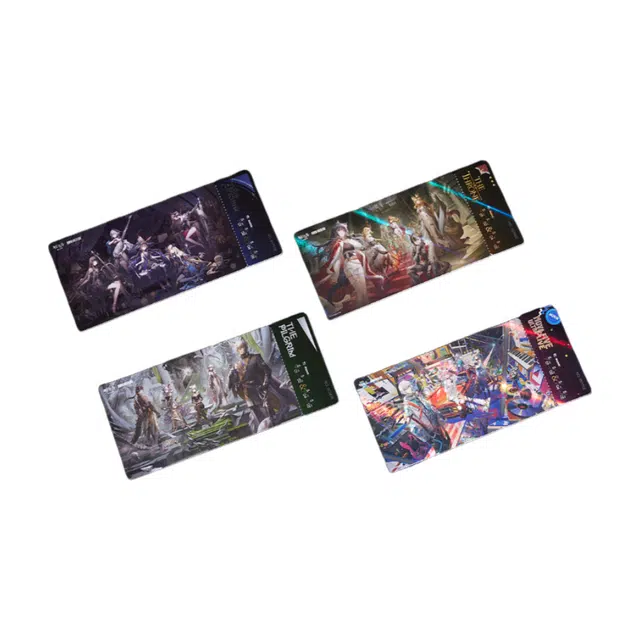 明日方舟 银灰 双闪票套组-不觅浪尘精美  镭射票