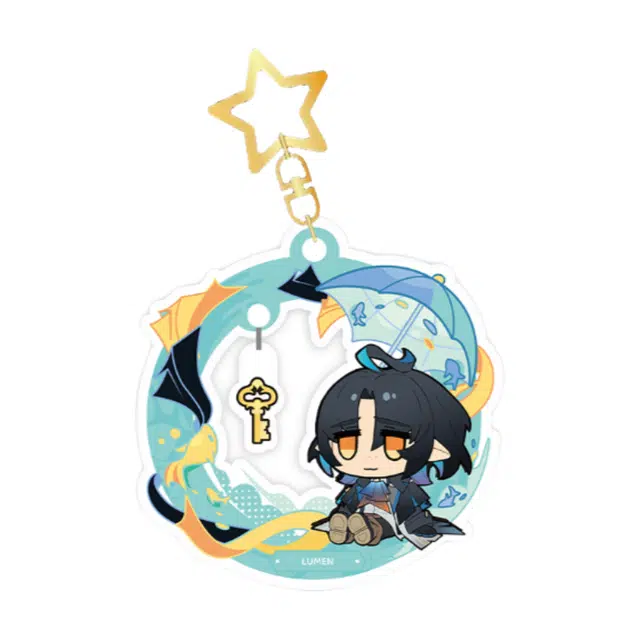 明日方舟 艾丽妮 流明 归溟幽灵鲨款海角一觎精美  谷圈挂件
