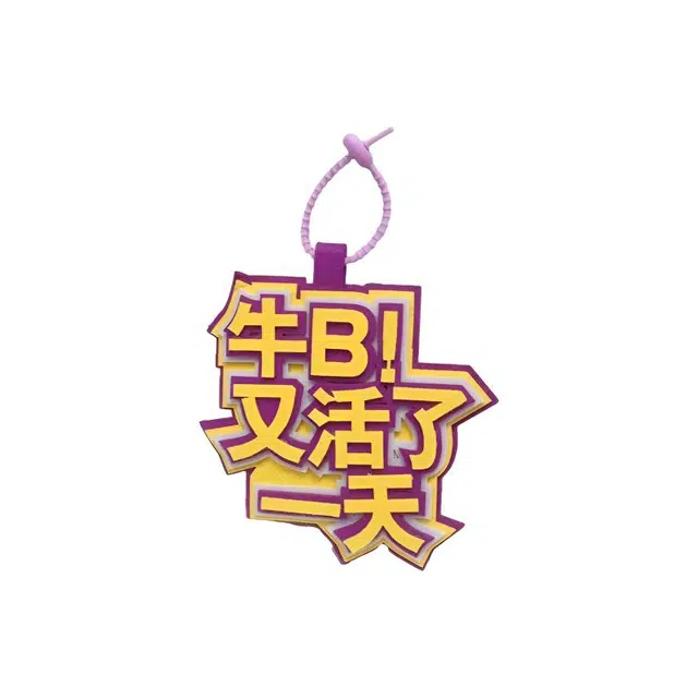 丹琴 我补药上学创意搞怪包包字牌挂饰搞笑发疯文学系列书包背包 毛毡 挂件 男女同款情侣款