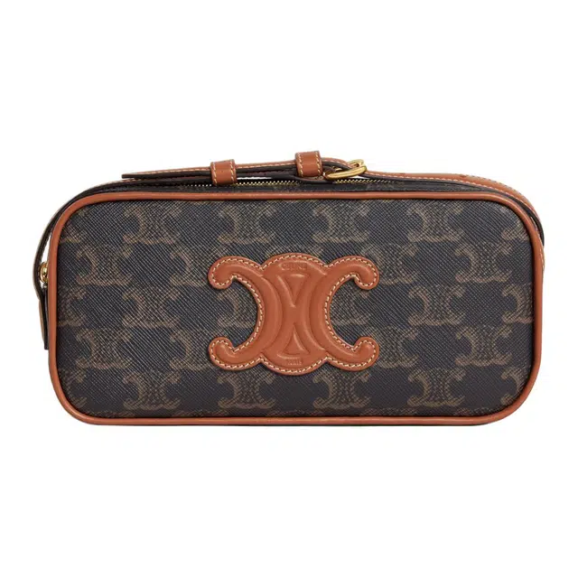 CELINE Cuir Triomphe Logo