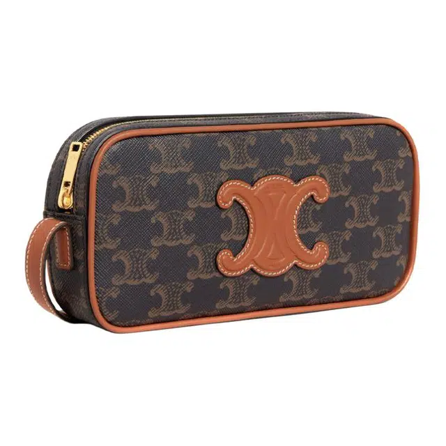 CELINE Cuir Triomphe Logo