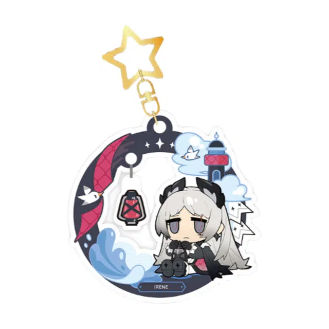 明日方舟 艾丽妮 流明 归溟幽灵鲨款海角一觎精美  谷圈挂件