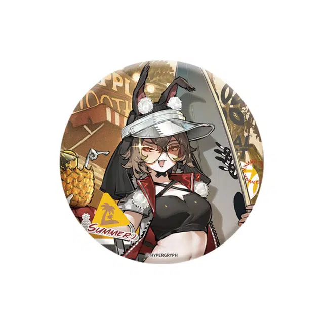 明日方舟 夜莺 纯烬艾雅法拉 赫德雷 温蒂 白面鸮炫酷潮流  徽章