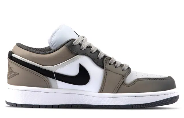 Jordan Air Jordan 1 Low "Iron Heart Silver Brown"