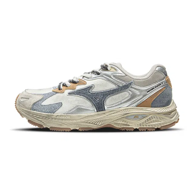 Mizuno Racer S Silver Brown