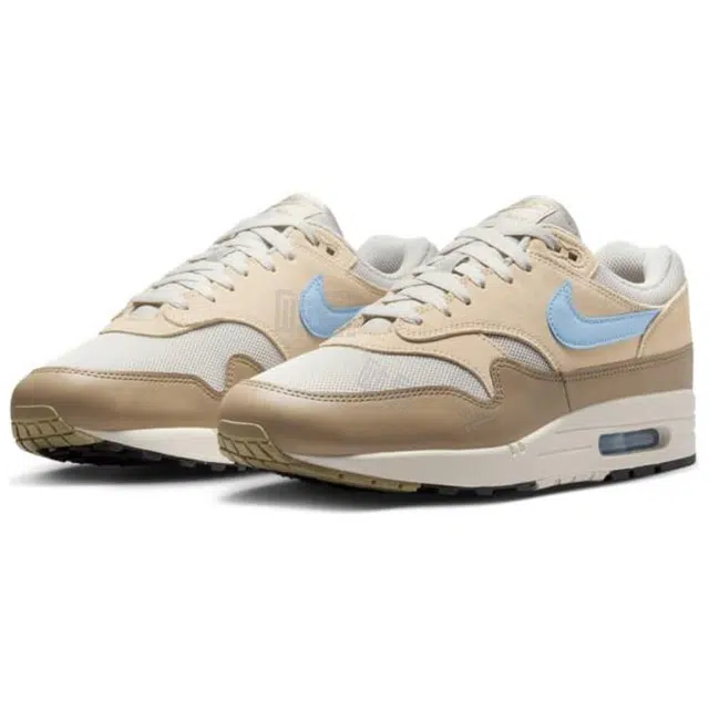 Nike Air Max 1 Light Bone Psychic Blue
