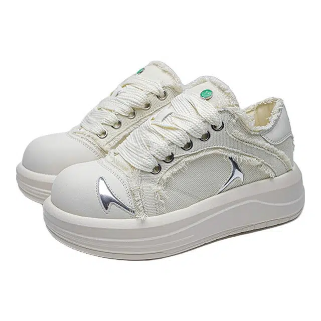 年走索 厚底时尚休闲 低帮 板鞋 男女同款