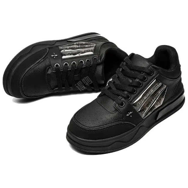 年走索 经典舒适时尚百搭 低帮 板鞋 男女同款 黑色