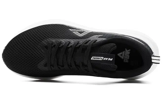 匹克 态极 大众系列 舒适时尚百搭防滑耐磨透气 低帮 休闲跑步鞋 男女同款 黑乳白