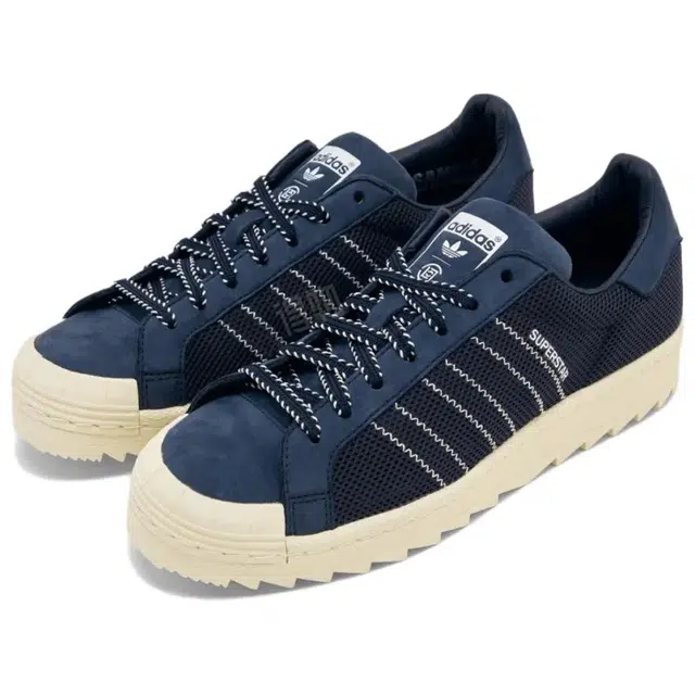 CLOT x adidas originals SUPERSTAR BREATHE NAVY
