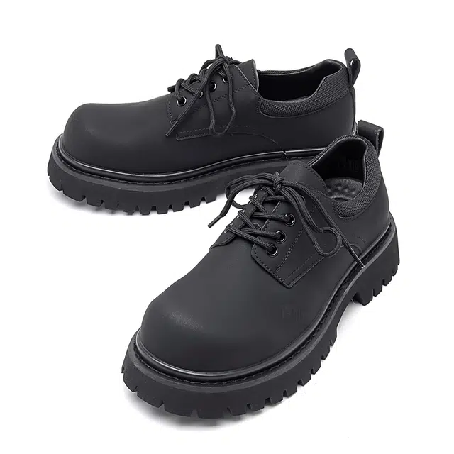 罗蒙 超纤皮 舒适百搭 大头德比鞋 休闲鞋 男款