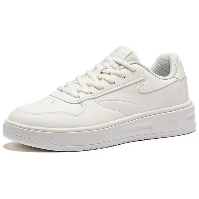 鸿星尔克 天权 舒适百搭 防滑耐磨轻便 低帮 板鞋 男款 微晶白