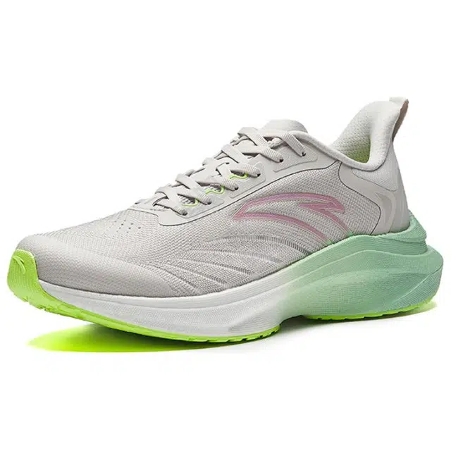 超级安踏 舒适潮流防滑耐磨 低帮 休闲跑步鞋 男款 灰绿