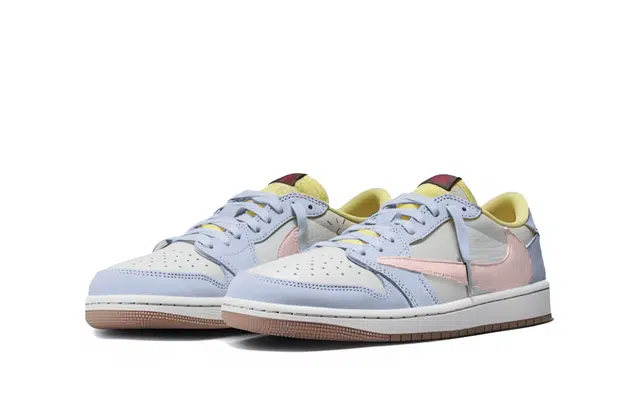 Travis Scott x Air Jordan 1 Low Blue Pink