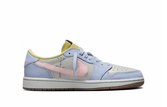 Travis Scott x Air Jordan 1 Low Blue Pink