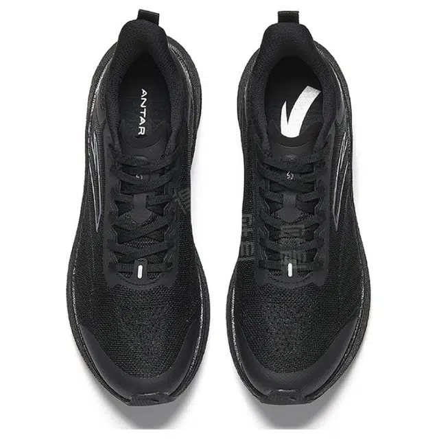 超级安踏 舒适潮流防滑耐磨 低帮 休闲跑步鞋 男款 基础黑