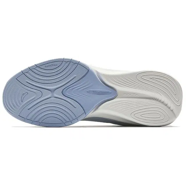 超级安踏 灵弧  舒适潮流减震防滑耐磨 低帮 休闲跑步鞋 女款 纸莎白氧气蓝