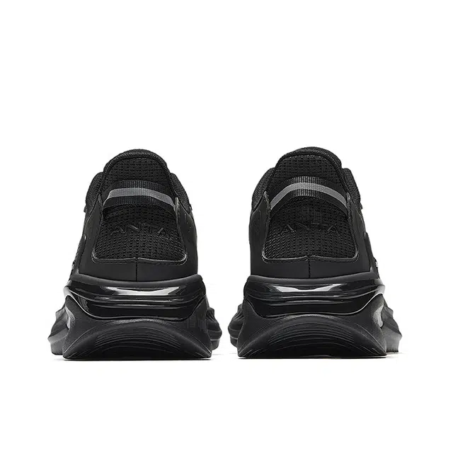超级安踏 城途 舒适运动减震防滑耐磨 低帮 休闲跑步鞋 男款 基础黑