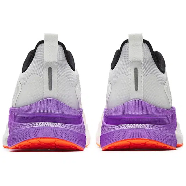 超级安踏 舒适潮流防滑耐磨 低帮 休闲跑步鞋 男款 白黑橙