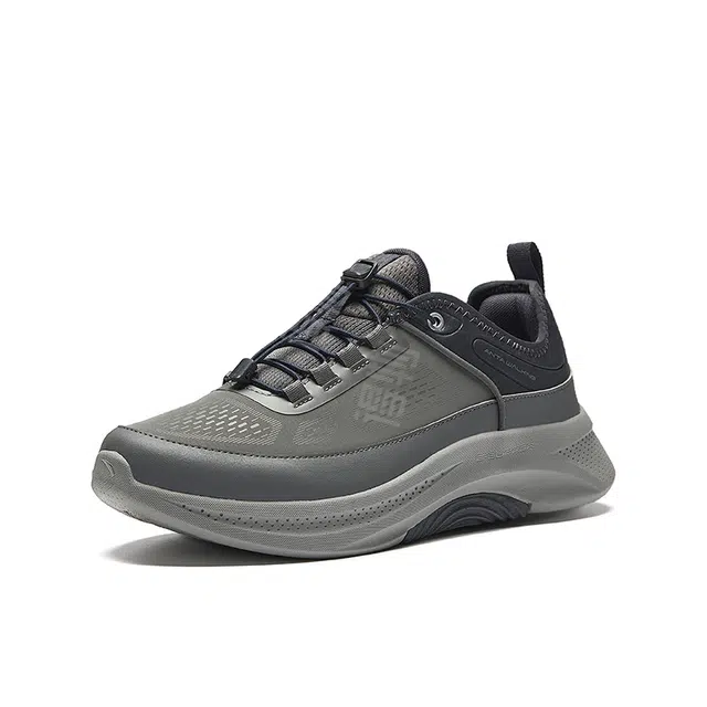 超级安踏 综训系列 软底舒适 防滑耐磨 低帮 训练鞋 男款 深灰色
