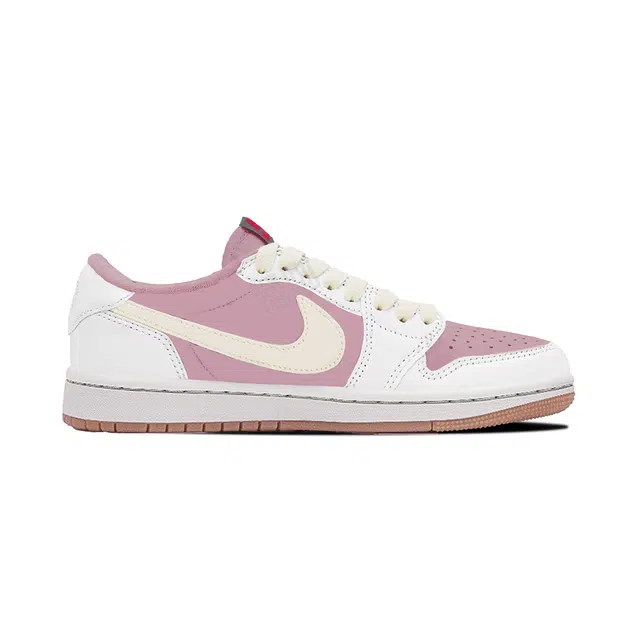 Travis Scott x Air Jordan 1 Low "White Pink"