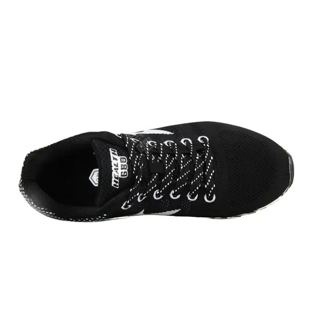 海尔斯 舒适时尚减震防滑耐磨 低帮 训练长跑短跑跑步鞋 男女同款 黑色