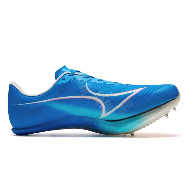 海尔斯 时尚舒适 百搭潮流减震耐磨透气 低帮 碳板 训练短跑长跑跑步鞋 男女同款 蓝色