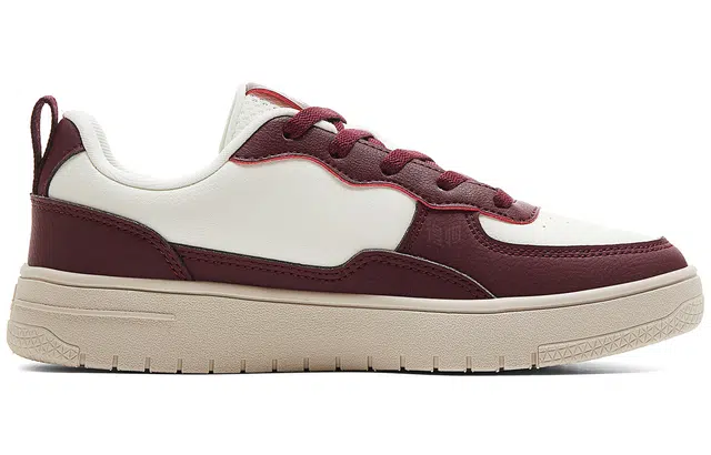 匹克 潮流时尚 舒适百搭 厚底增高 防滑减震耐磨轻便 低帮 板鞋 女 蓓蕾红