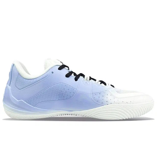 【定制球鞋】 匹克 八石制造 探头小猫 铲屎官  白马非马 鞋脚一体 灵活贴地 纵享丝滑 防滑耐磨包裹性回弹 低帮 篮球鞋 男款 白紫