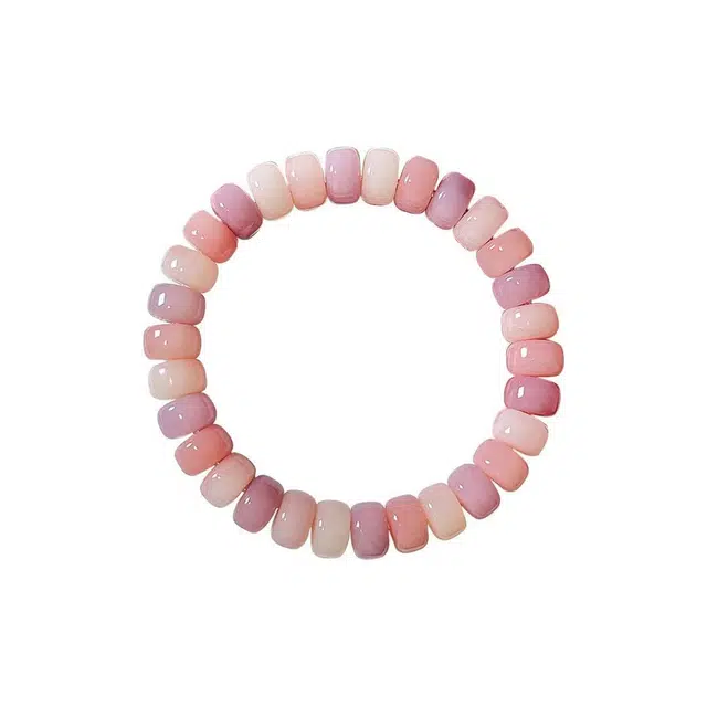 郁馨 温柔俏皮可爱药片珠小清新甜美优雅通勤百搭简约招财纳福 轻奢高级感文玩绕指柔休闲#好运 菩提根 手串 男女同款情侣款