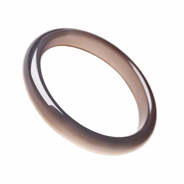 静汝玉 #好运烟灰紫 玛瑙 手镯 女款