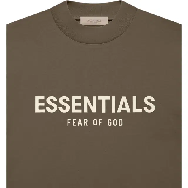 Fear of God Essentials FW22 Womens Tee Dress Wood LogoT