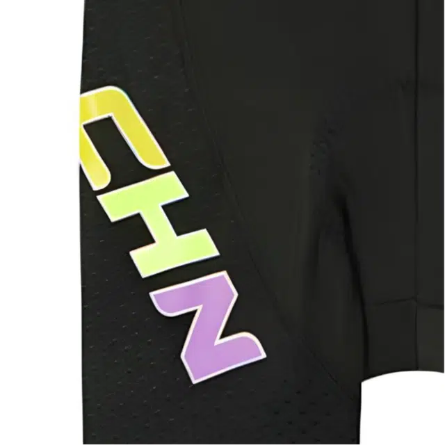 安踏儿童 字母条纹中腰舒适百搭透气薄款骑行短裤 儿童款 热辣紫