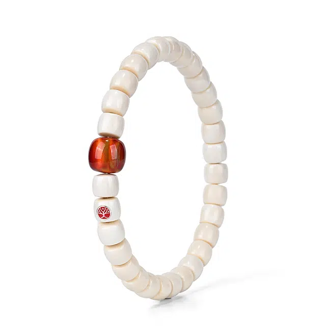 钰澜文玩 新中式复古潮流风文玩佛珠转运珠 猛犸 手串 男女同款情侣款