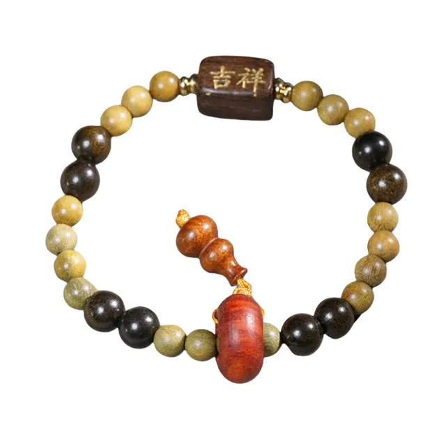 舞依翡 吉祥如意 绿檀 手串 男女同款情侣款