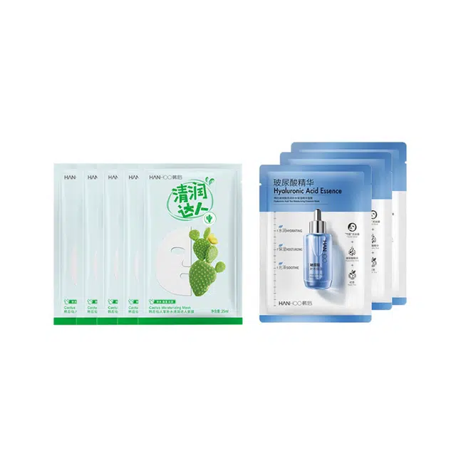 韩后 仙人掌补水清润面膜 舒缓修护 多种肤质