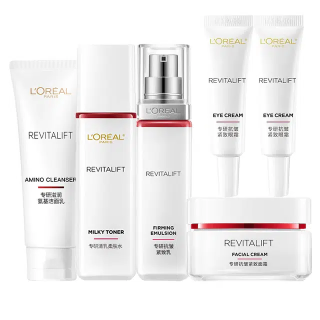 欧莱雅 复颜水乳霜小样套装护肤套装 保湿抗皱