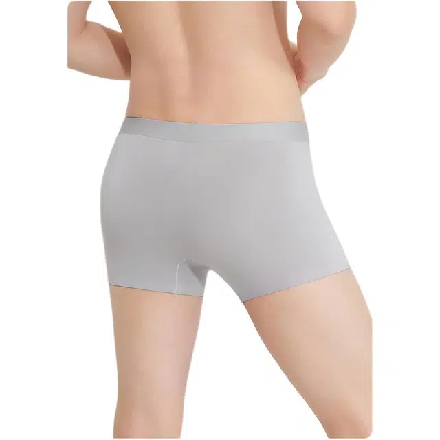 三福 抗菌底裆纯色简约平角裤中腰内裤 男款