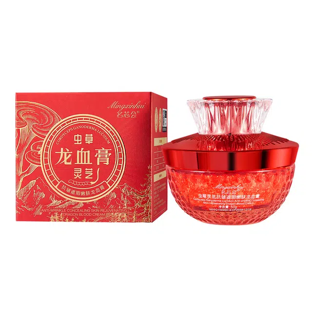 名芯会  虫草灵芝龙血膏 抗皱抗氧化改善暗沉提亮肤色面霜 霜状 淡纹舒缓均匀肤色