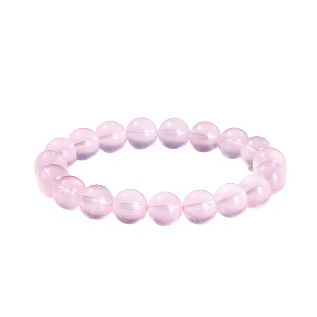 金大福 中式美学招桃花甜美可爱粉嫩叠戴转运学业顺利时来运转清冷小众高级感甜蜜#好运 粉水晶 手串 女款