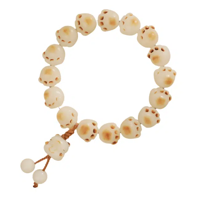 舞依翡 炭烧猫爪文玩绕指柔 菩提根 手串 男女同款情侣款