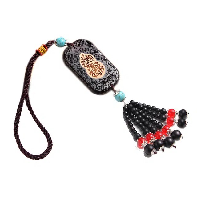 素于 【年年有余】国潮文玩小众轻奢高级感手工福禄吉祥诸事顺遂平安喜乐转运礼盒#好运 黑檀 挂件 男女同款情侣款