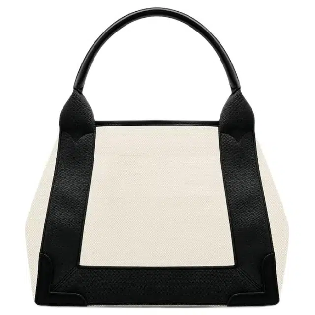 Balenciaga Navy Logo Tote