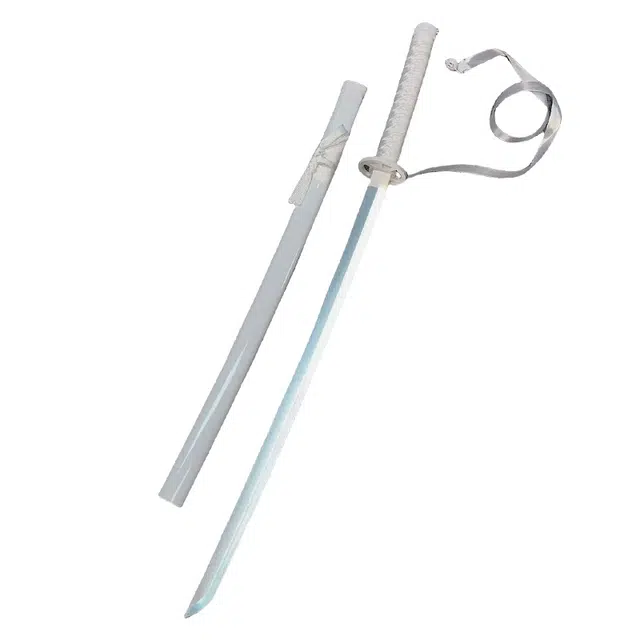 皮皮豆 充电发光刀 袖白雪死神 带鞘拔刀剑道 成品模型
