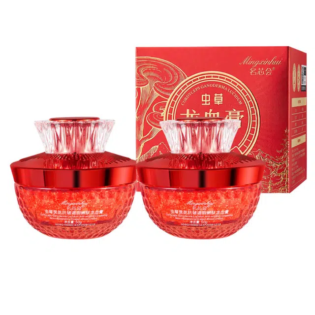 名芯会  虫草灵芝龙血膏 抗皱抗氧化改善暗沉提亮肤色面霜 霜状 淡纹舒缓均匀肤色