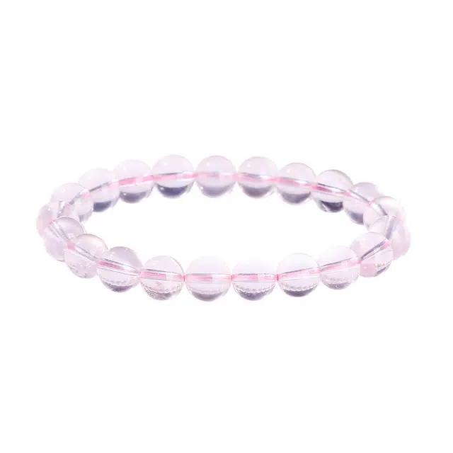 金大福 粉黛佳人 新中式国潮甜美温婉气质招财旺桃花转运珠爱情事业双丰收能量磁场简约小众高级感百搭招人缘脱单#好运 粉水晶 手串 女款