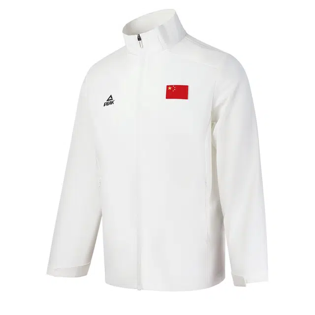 匹克 爱国系列 拉链字母柔软立领百搭舒适风衣 男款